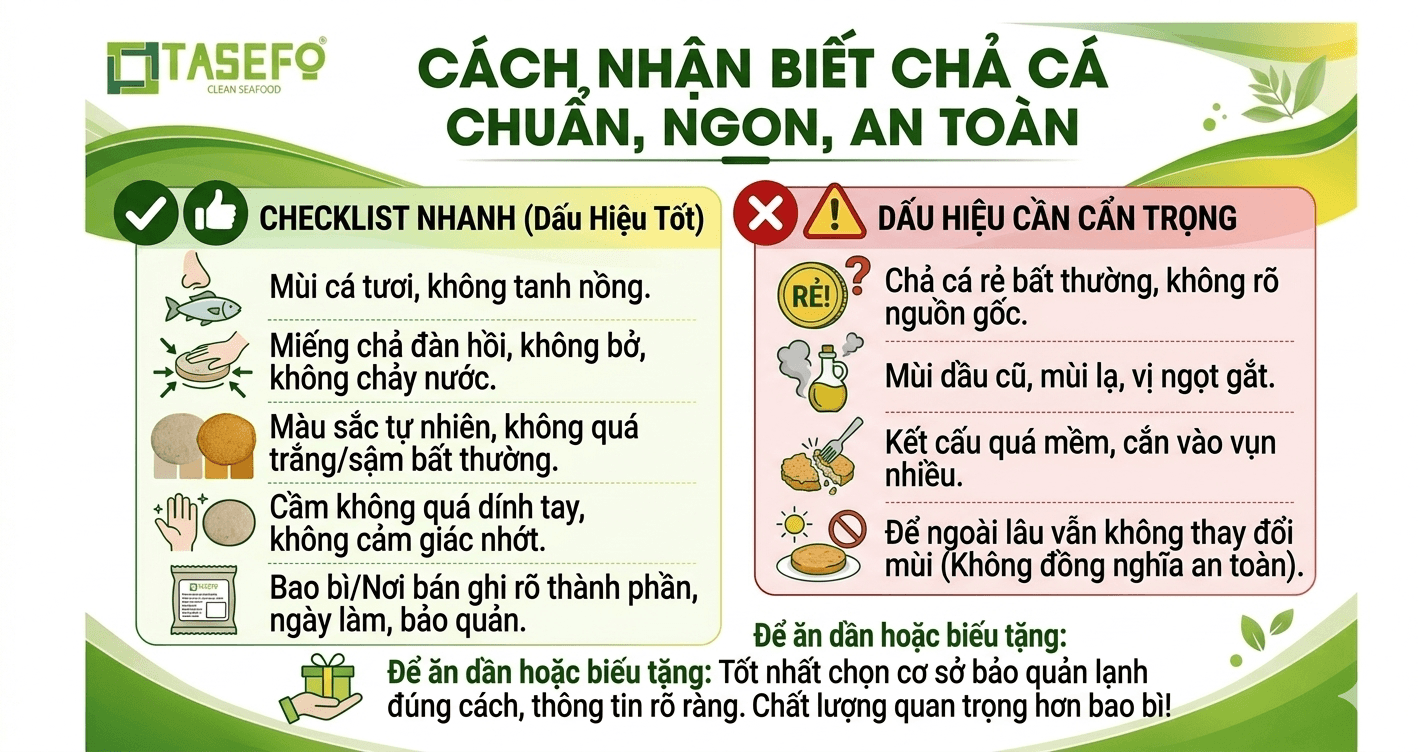 Cách nhận biết chả cá nha trang ngon