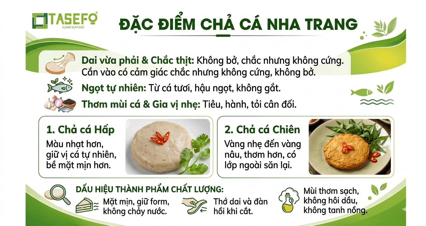 Đặc điểm chả cá nha trang