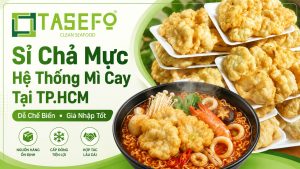 Sỉ chả mực cho hệ thống mì cay - tasefo